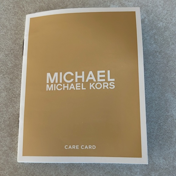 Michael Kors Black and Gold Structured Shoulder Bag - Picture 6 of 7